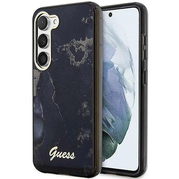 Etui Guess Golden Marble Collection S23 - czarne