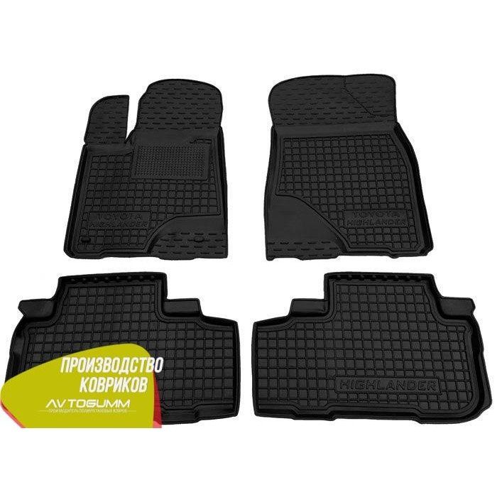 Коврики ACURA MDX (2006+/2014+)/Toyota Highlander (2008+/2014+) резина