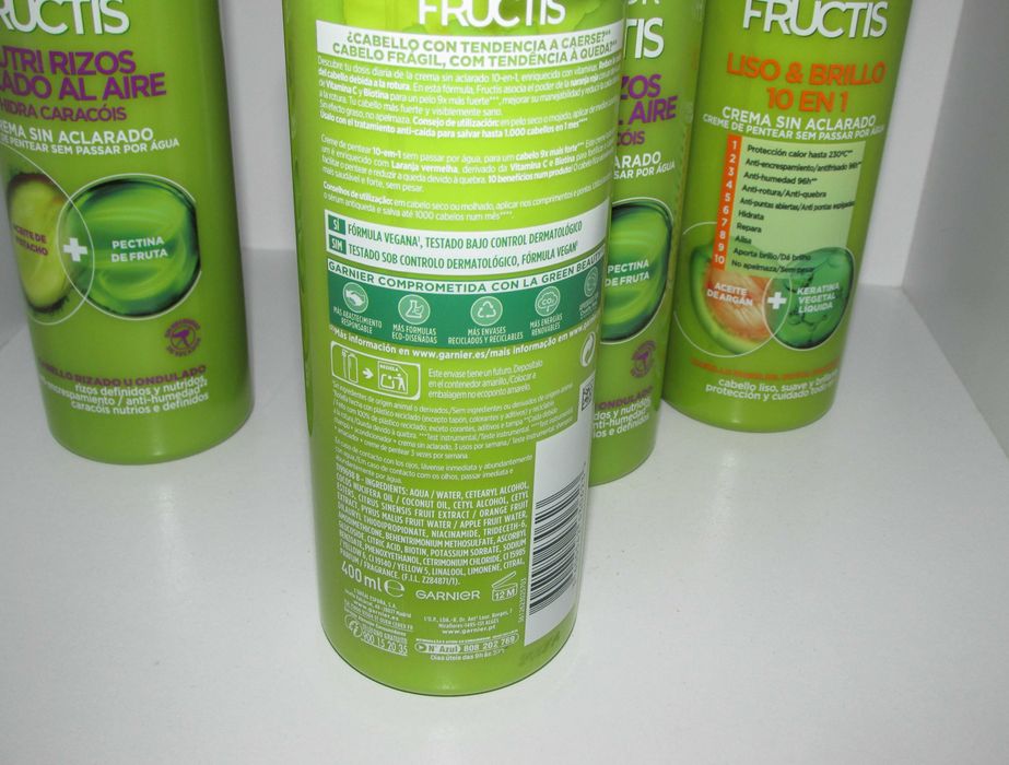 Conjunto Cremes Garnier + Mascara Loreal, "Sem agua"