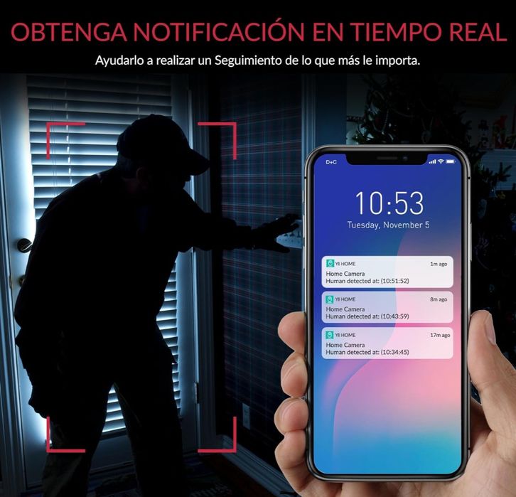 Câmara vigilância Xiaomi YI Home HD com inteligência artificial *Novo*
