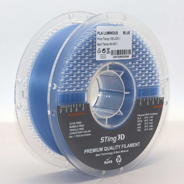 Pla luminous rainbow, luminous , Sting 3D