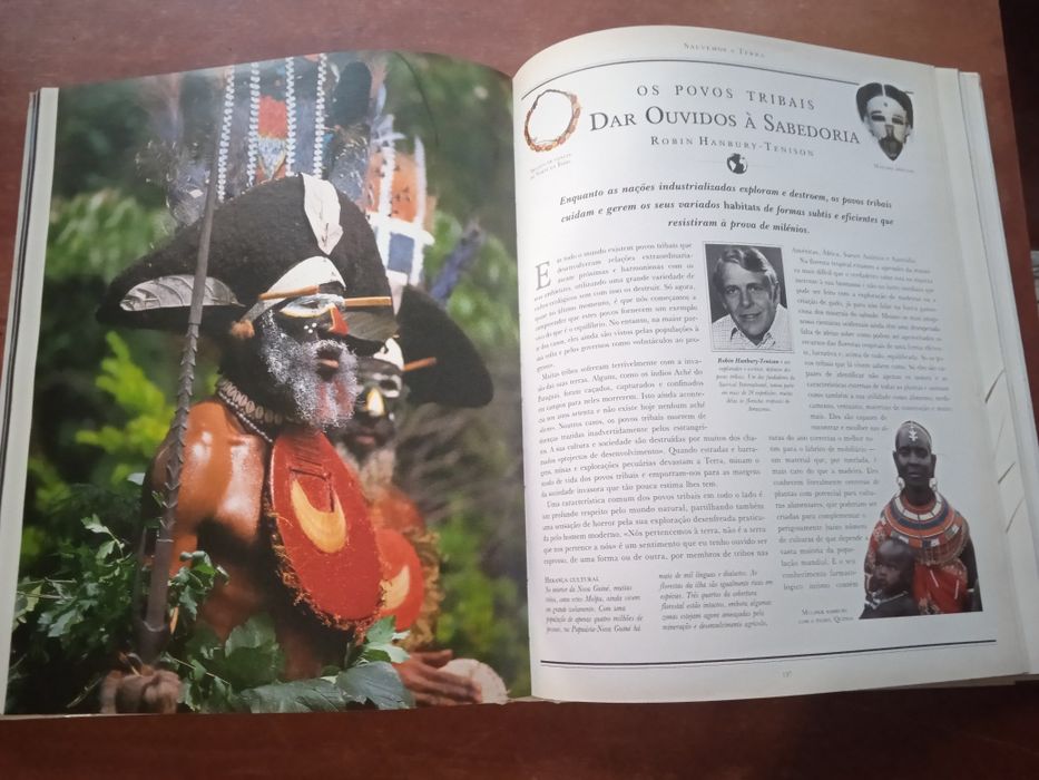 O livro Salvemos a Terra