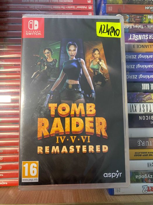 Tomb Raider IV - V - VI Remastered [Switch] PL, NOWA