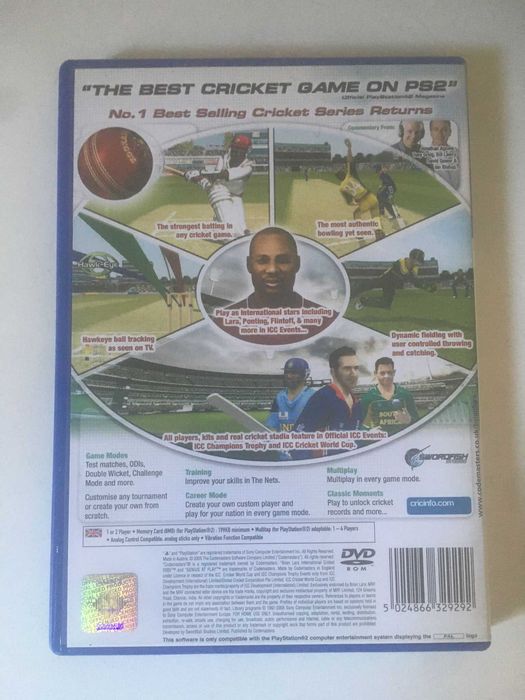 PS2 - Brian Lara International Cricket 2005