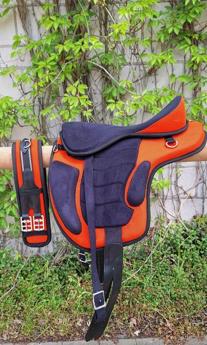 NOWE Siodło rajdowe syntetyczne bezterlicowe typu freemax