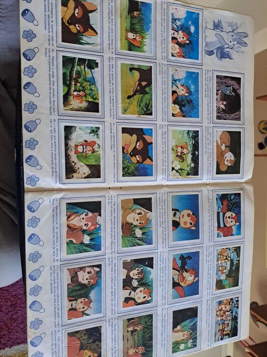 Bana e Flapi caderneta cromos