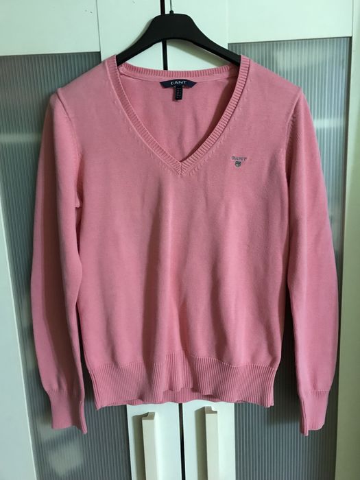Sweter Gant rozowy
