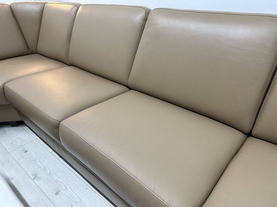 Шкіряний кутовий диван з Європи