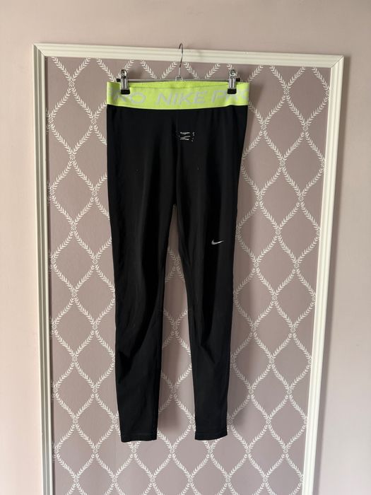 Nike Pro czarne legginsy M