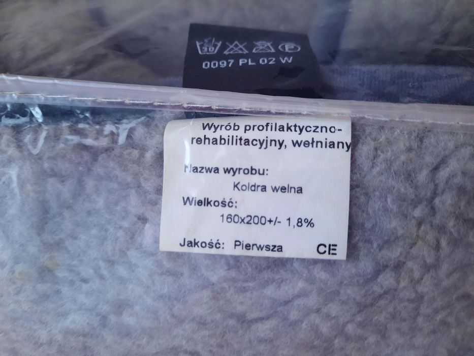 Kołdra wełna 160x200 PERFECT WOOL