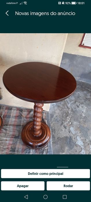 Mesas de apoio novas