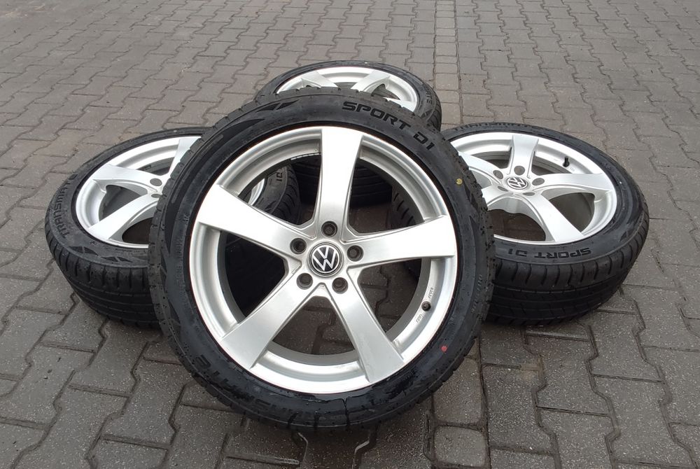 5x112 R18 Dezent Volkswagen Audi 245/45 R18 nowe opony letnie