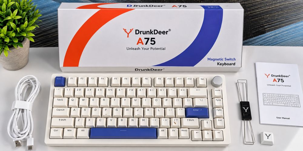 DrunkDeer A75 — механічна ігрова клавіатура Magnetic Switch, RGB, Rapid Trigger