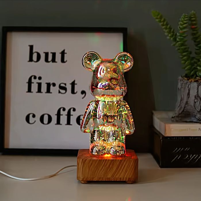 Новий Світильники-нічник Bearbrick 8 кольорів RGB підсвітки