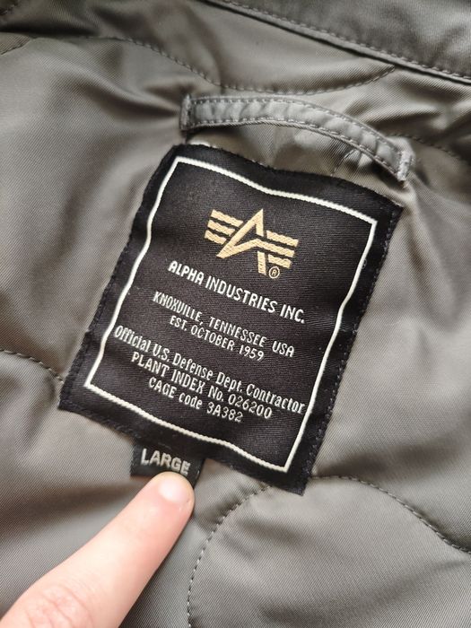 Бомбер Alpha Industries CWU-45 Куртка Svastone