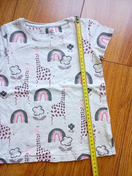 Next letnia piżama 104 pidżama tęcze zwierzątka  piżamka