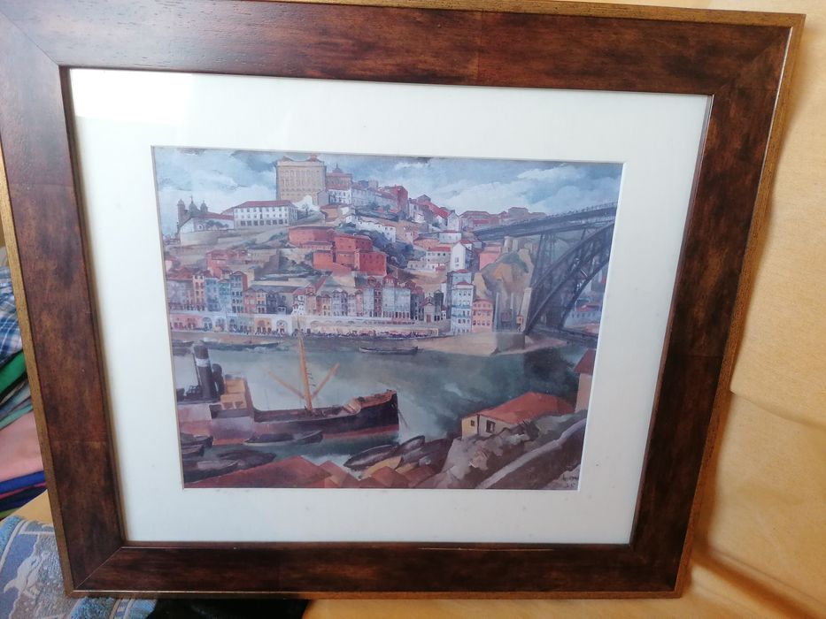 Quadro imagem de zona do Porto