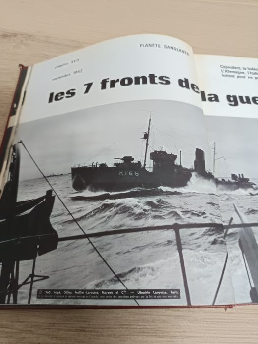 Livro raro"La Seconde Guerre Mondiale" Larrousse Paris_Match