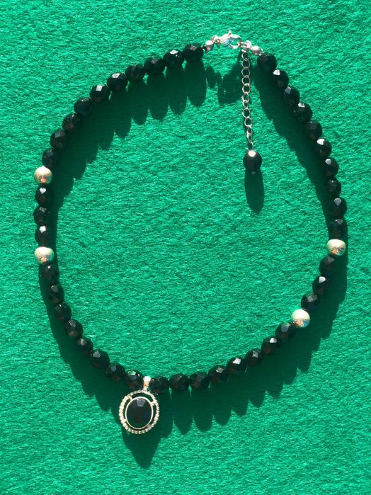 Чорний Чокер з характером хендмейд handmade