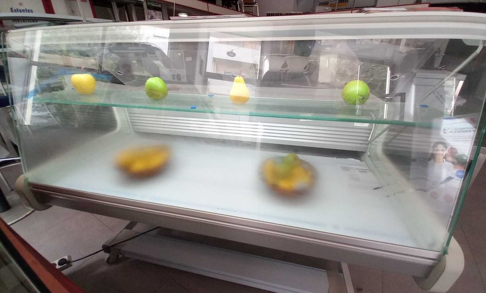 Vitrine Refrigeração de Peixe Inox- Nova