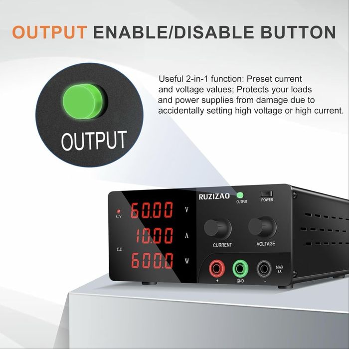 Лабораторний блок 60V 10A 600W