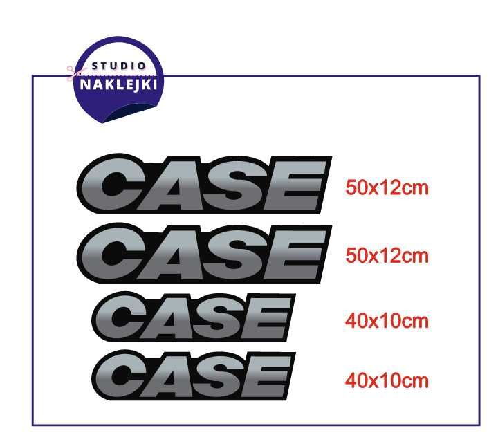 Naklejki Case koparka ładowarka Nalepki