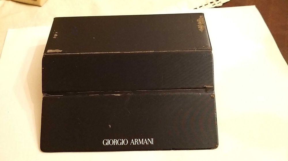 estojo de óculos retangular Giorgio Armani