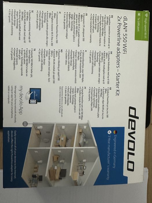Devolo dLAN 550 WiFi starter kit64550839653122121