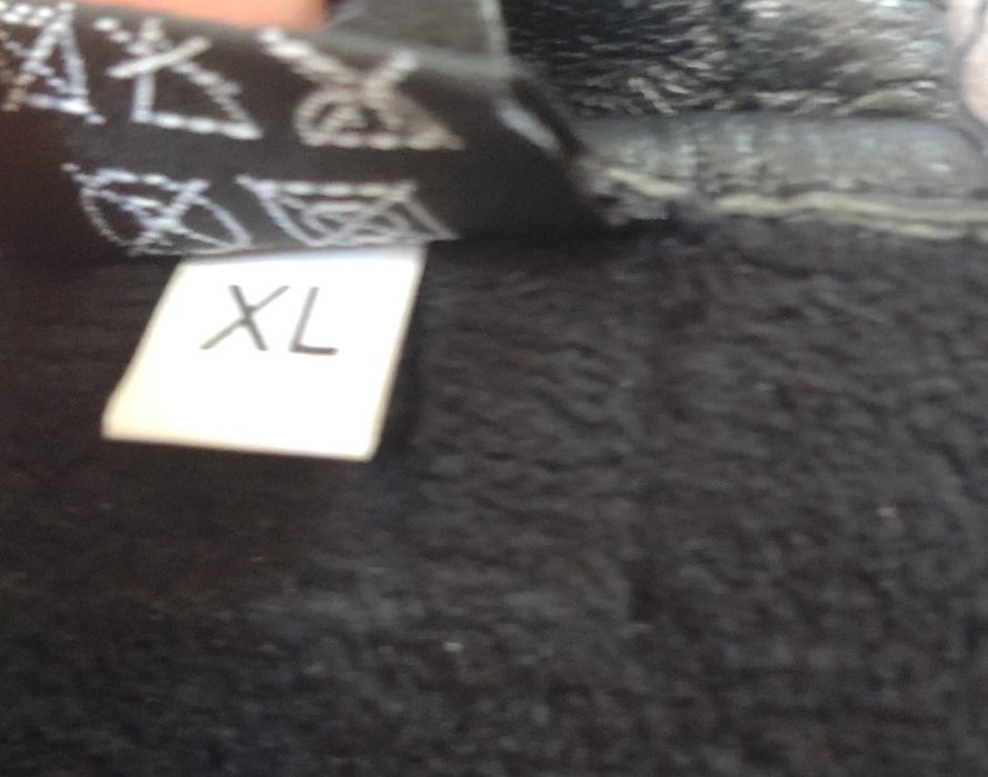 Rękawiczki męskie czarne GLOVES LUX * rozmiar XL * skórzane