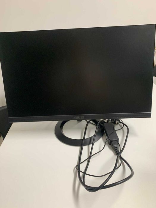 Monitor ASUS com HDMI e VGA — com base e alimentação