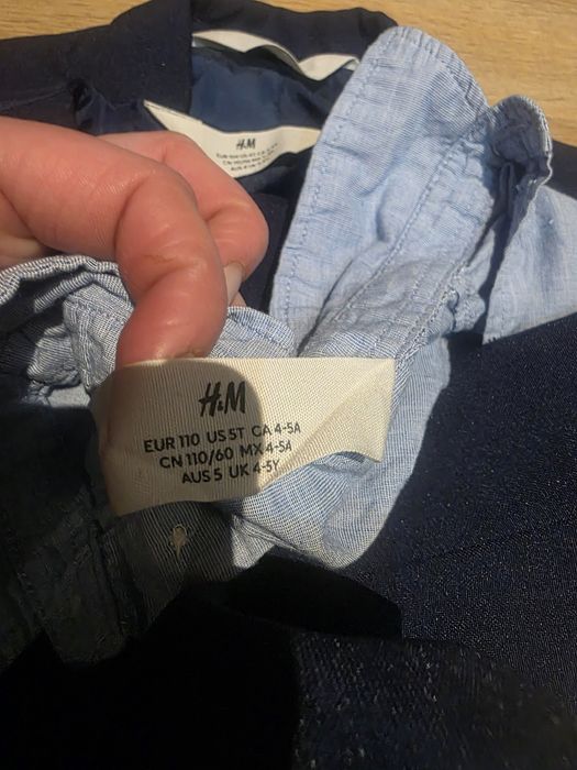 Garnitur granatowy 110