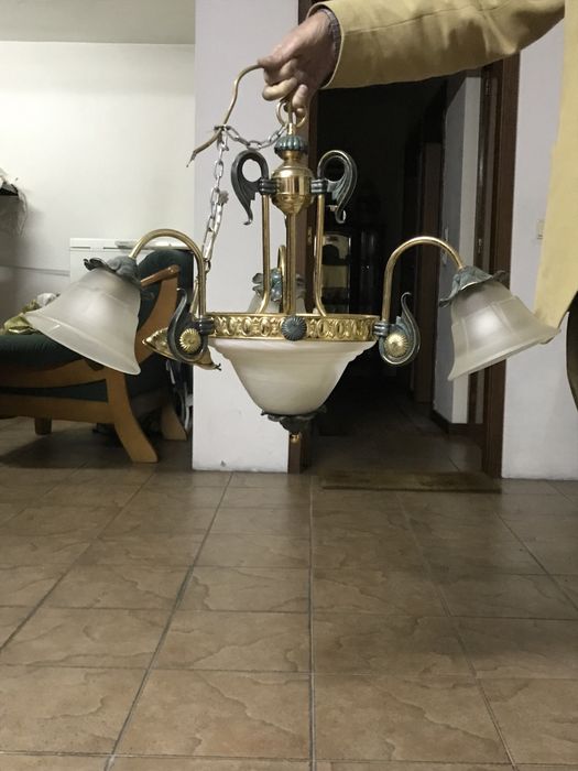 Candelabro a funcionar