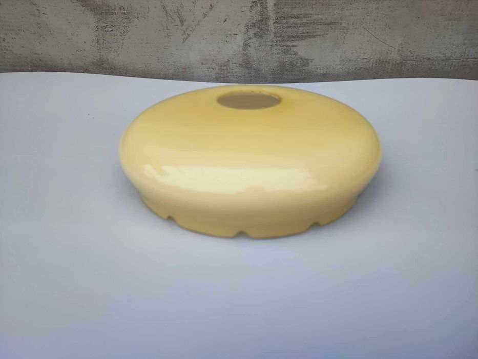 Klosz,art deco,huta Zawiercie,miodowy