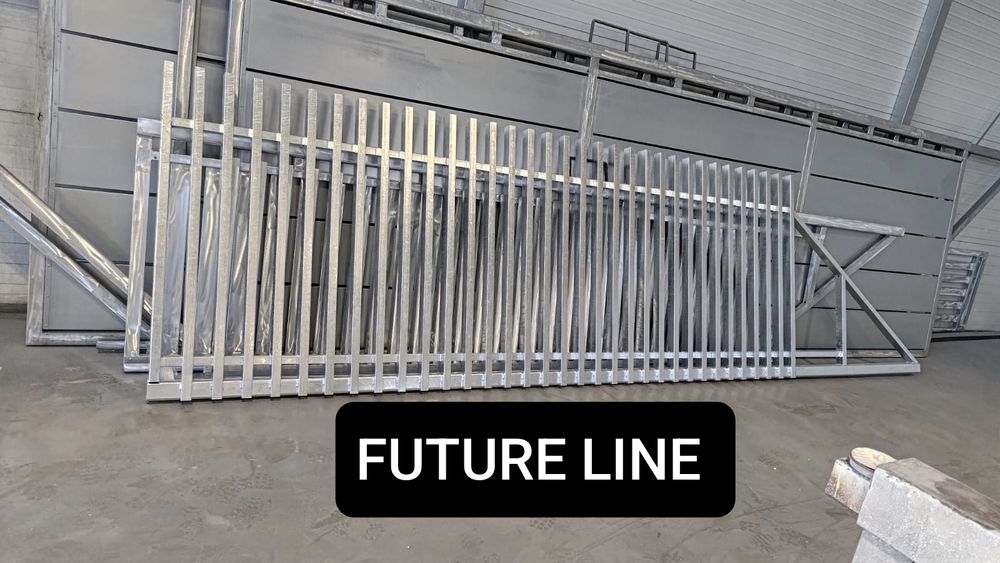 Brama przesuwna grzebieniowa 4mx1,42m, ocynk ogniowy, inne modele