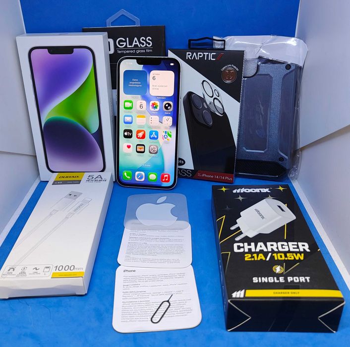 iPhone 14 Starlight!! Gwarancja/Faktura/Bateria 100%!! Bogaty Zestaw!! Możliwa Wysyłka!!