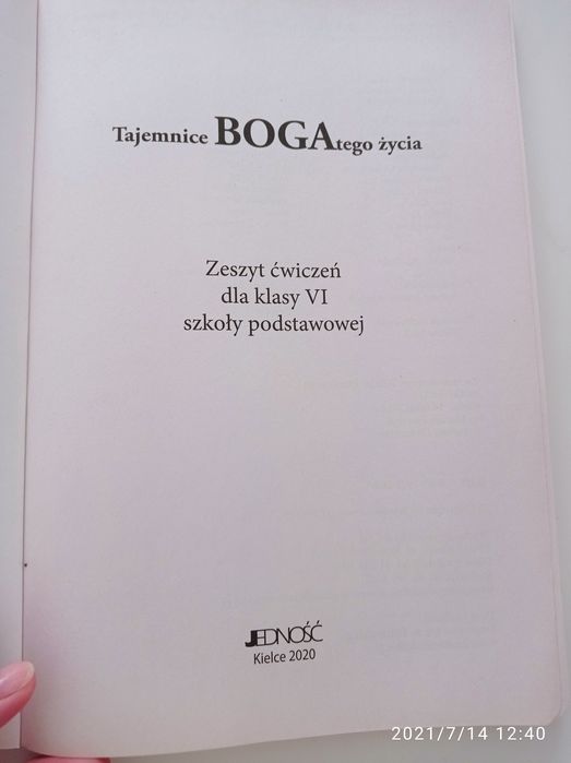 Ćwiczenia do klasy 6 rok wydania 2020 Jedność.