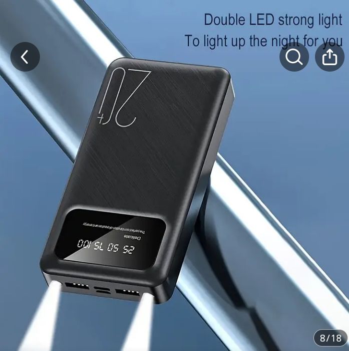 Новый павербанк 20000mAh