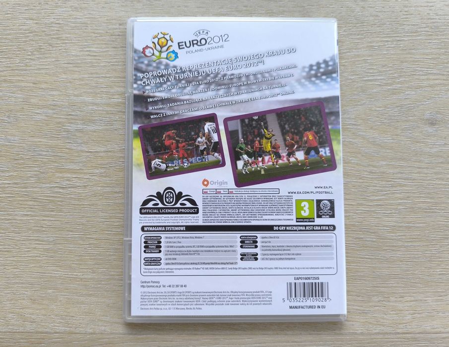 UEFA Euro 2012 Polska - Ukraina [PC] (Polska Wersja) - BOX - UNIKAT!