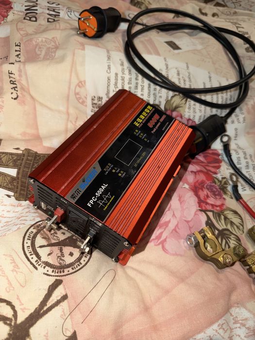 Інвертор напруги чиста синусоїда 500W 12/220V FPC-500AL Suoer дбж ups