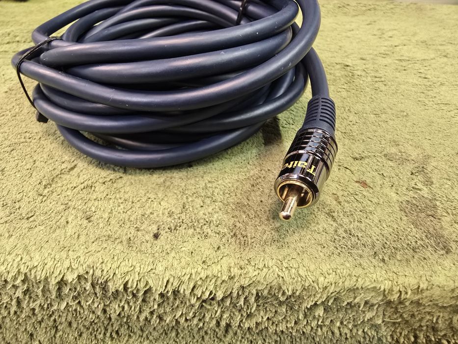 TAITECH kabel RCA do subwoofera 5 m.