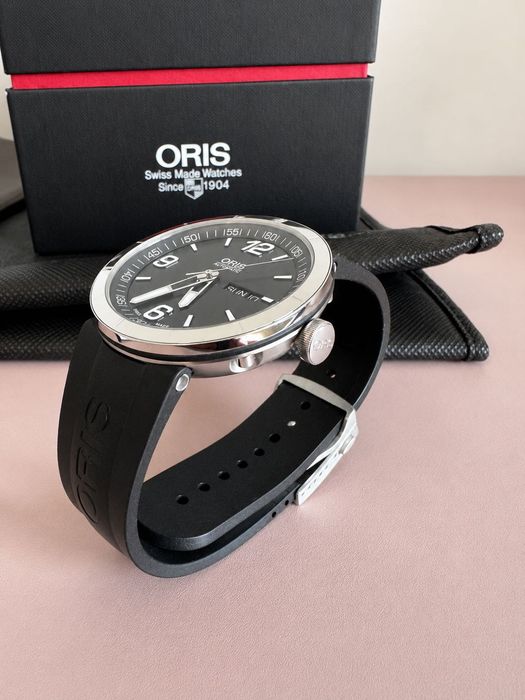 Oris TT1 Day Date (Grey Dial) – FULL SET z polskiego salonu, 1. właściciel
