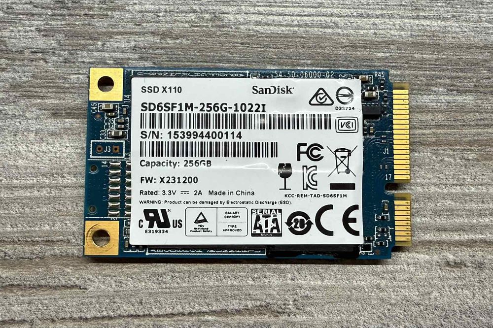 SSD mSATA 256GB SanDisk X110 (SD6SF1M-256G-1022I)