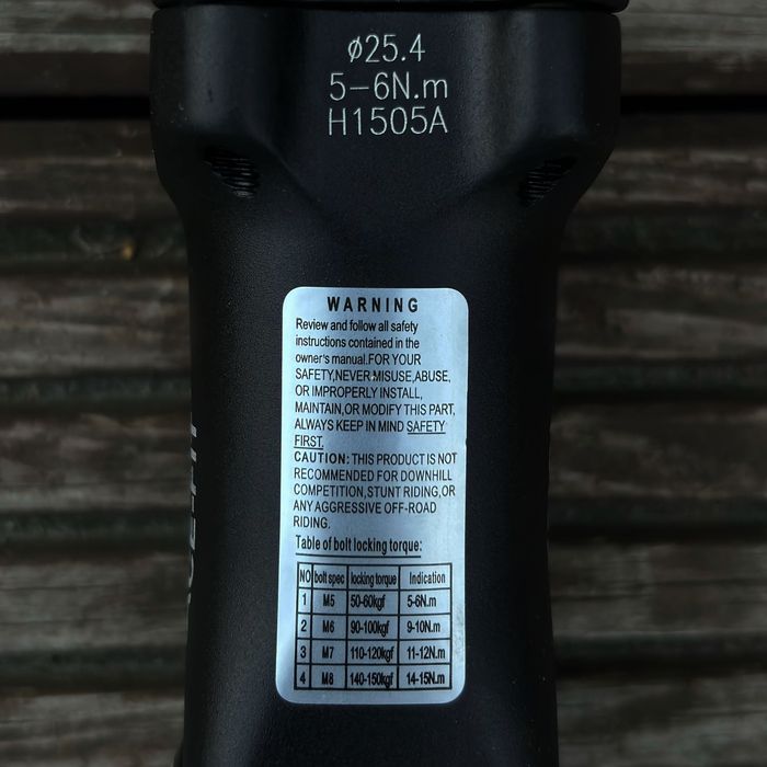 Mostek Wspornik Kierownicy Satori Race-Fit 25.4mm Regulowany Czarny