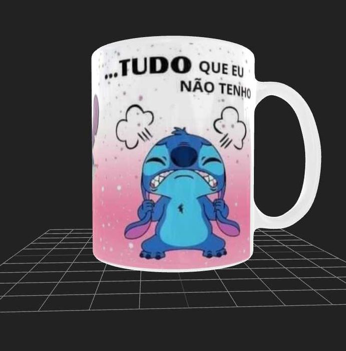 Canecas do Stitch Personalizadas Totalmente Feitas ao Gosto do Cliente