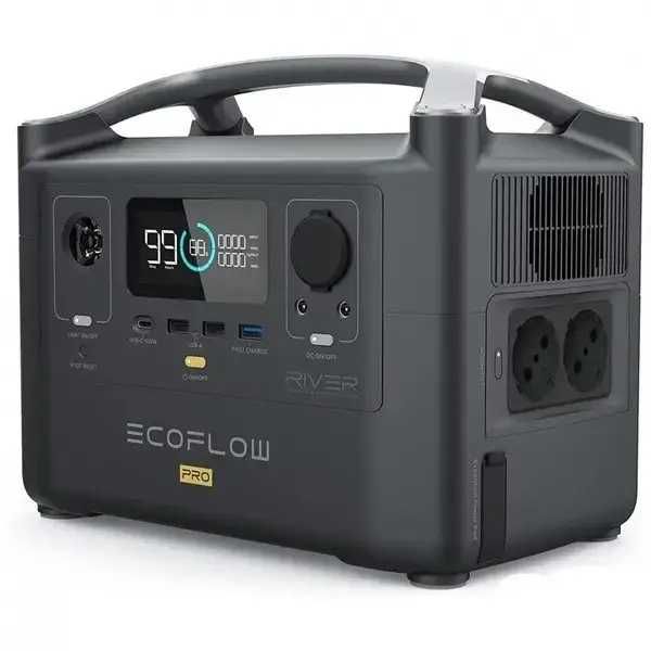 EcoFlow RIVER Pro 720Wh Black USA 110V Потребує перетворювач напруги