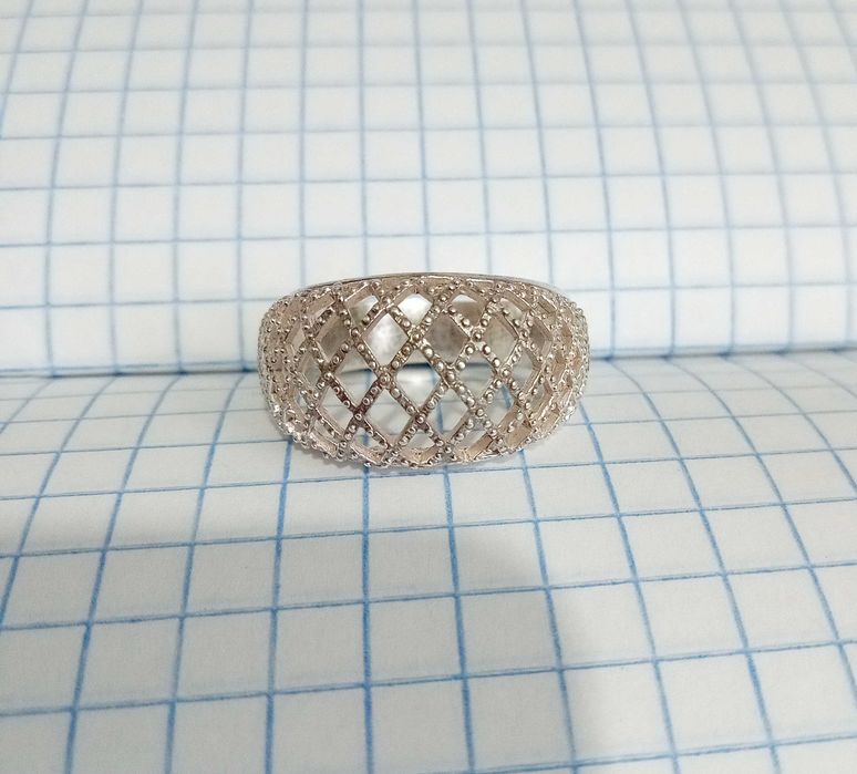 Кільце кольцо перстень срібло 925 проба (18,5 р) СРСР