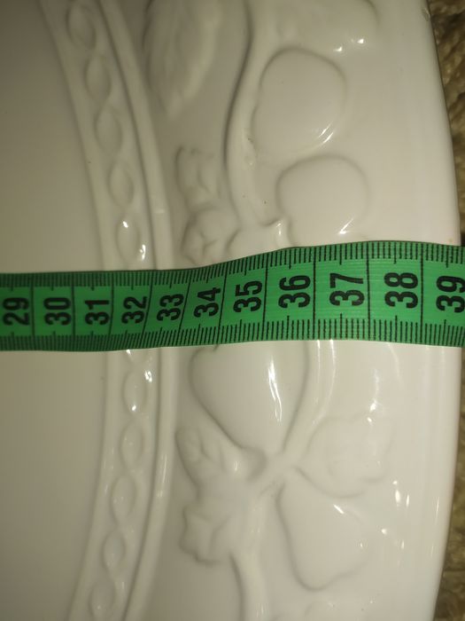 Блюдо сервірувальне біле Lefard,фарфор