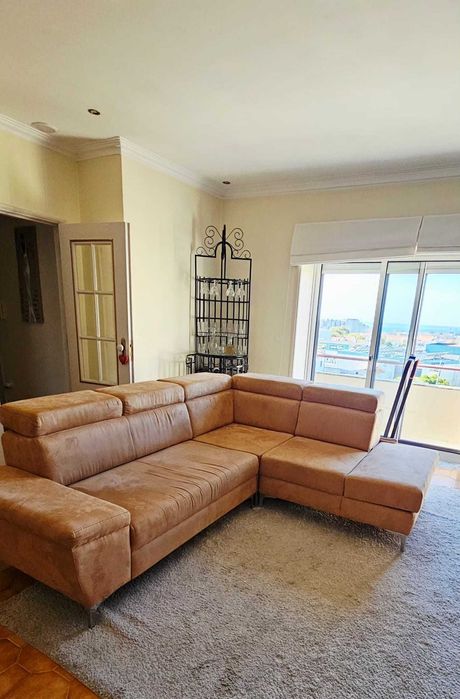 Vendo sofá chaise longue -  Tecido anti-gato