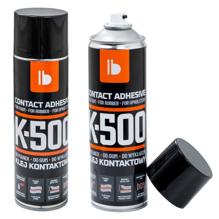 Klej Montażowy w Sprayu Bitmat K-500 Do Pianek i Tapicerki 500ml