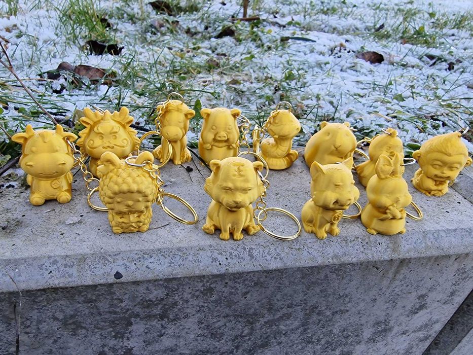 porta chaves signo chinês 3d